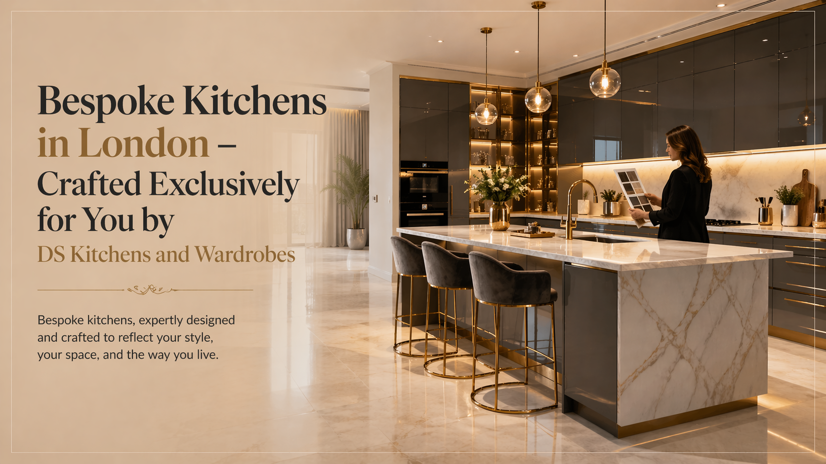Bespoke Kitchens in London – Crafted Exclusively for You by DS Kitchens and Wardrobes