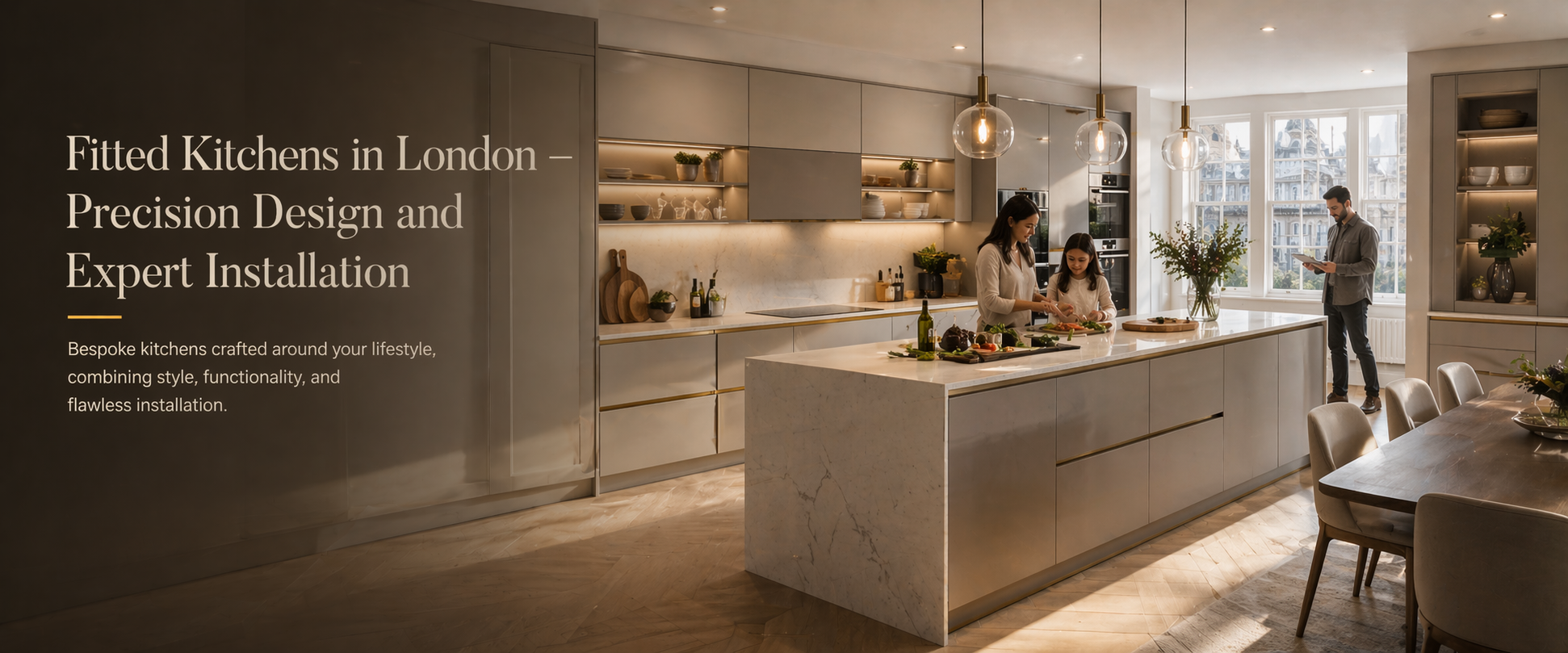 Fitted Kitchens in London – Precision Design and Expert Installation
