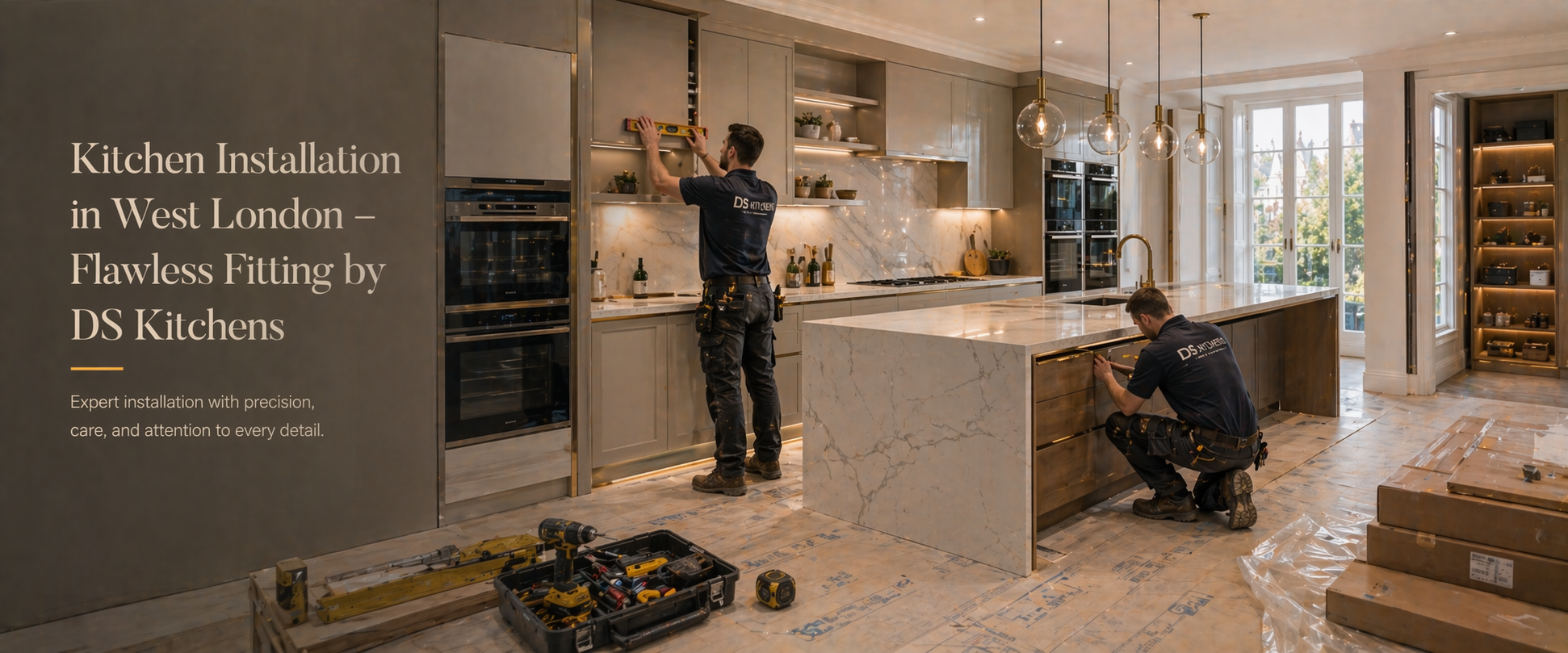 Kitchen Installation in West London – Flawless Fitting by DS Kitchens