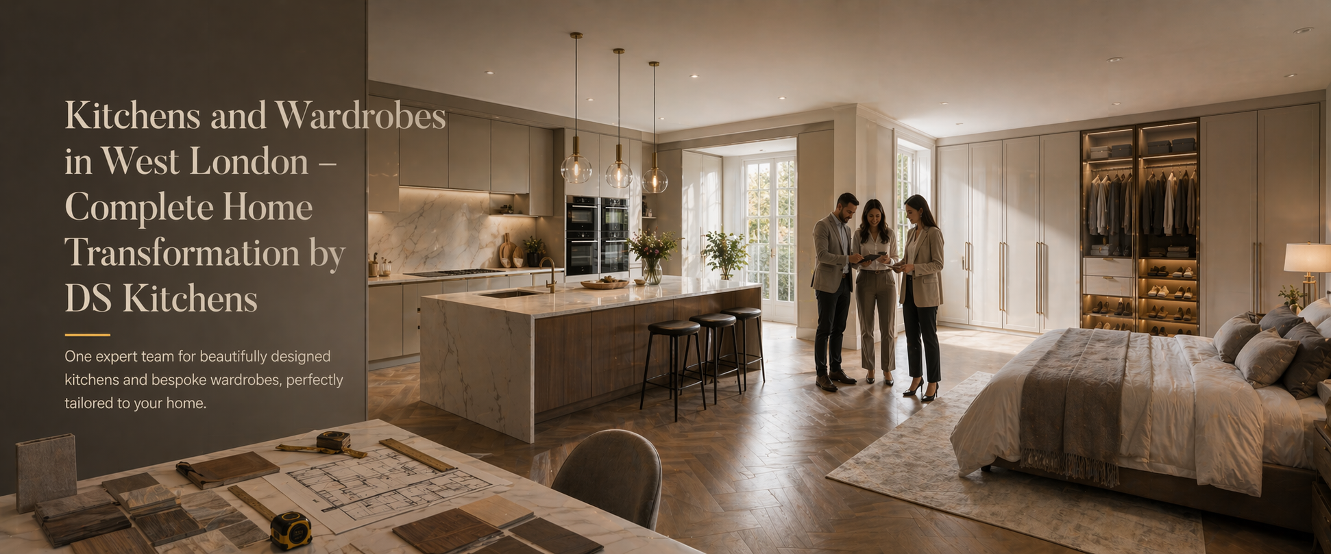 Kitchens and Wardrobes in West London – Complete Home Transformation by DS Kitchens